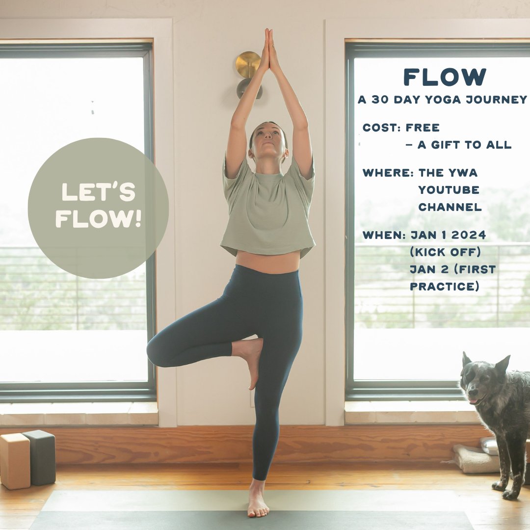 It's almost time for the FLOW 30 Day Yoga Journey! 🌀 There is nothing like doing this program in real time at the top of the new year with people all over the globe. If you are searching for accountability - this is the time for you. Sign up below! do.yogawithadriene.com/flow
