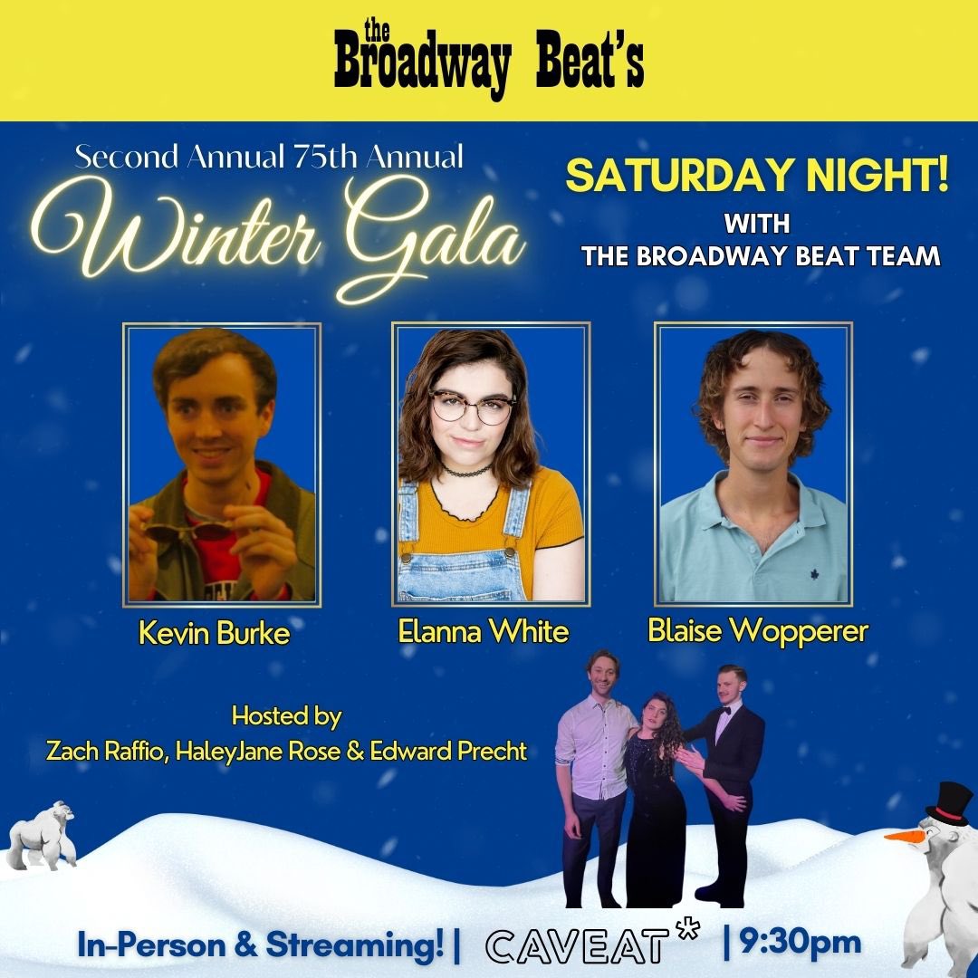 Saturday night! It’s the dumbest night of the year w/ special guests Matt Doyle, @kylegordon101, @fergsters95, @deadeyebrakeman, Jared Goldstein, @Ewelannawhite, @Ke7inBurke & more, live at our favorite Broadway theater, @caveatnyc ✨ GRAB TIX! caveat.nyc/events/the-bro…