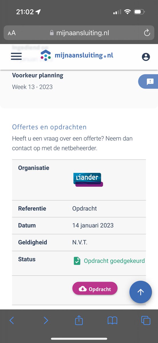WilliamTerpstra's tweet photo. Hoera 🎉 2 aanvragen zijn bijna 1 en 2 jaar geworden… @LianderNL 

#energietransitie #liander https://t.co/RkhQNylCNJ