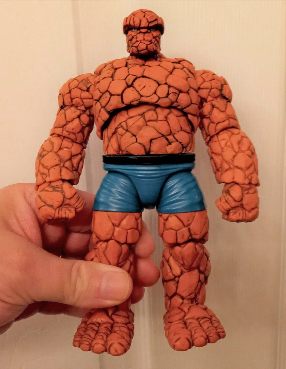 Loston_Wallace's tweet photo. #ActionFigureCustomizing
I customized my Marvel Legends Walgreens Exclusive Thing figure into something more classic recognizable from the classic comics. @LylesMovieFiles @RoboDontKnow @FwooshVeeBee https://t.co/0xlSMNnd1g