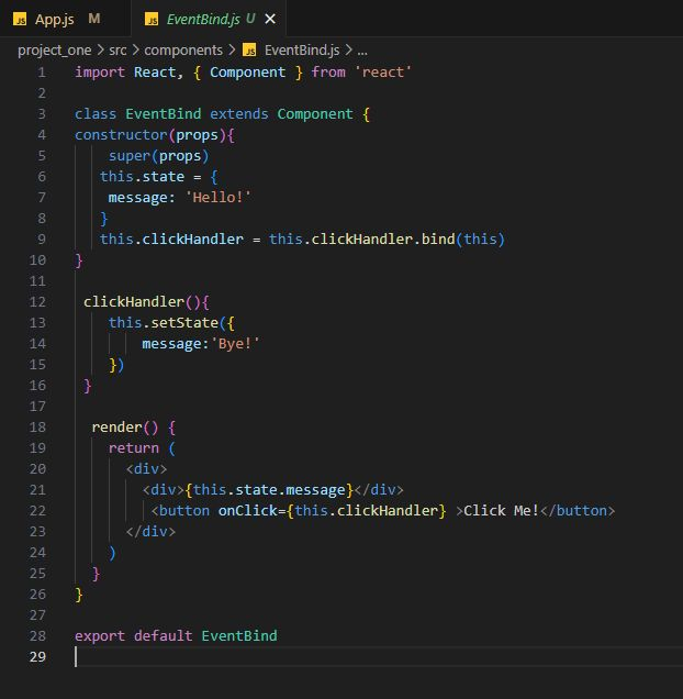 n1mnshrma's tweet photo. 🚀Day 75 of the #100DaysOfCode challenge!

I dived into the intricacies of binding event handlers in React. Learning and growing every day. 💡

#ReactJS #CodingJourney https://t.co/9lf6ohoTRQ