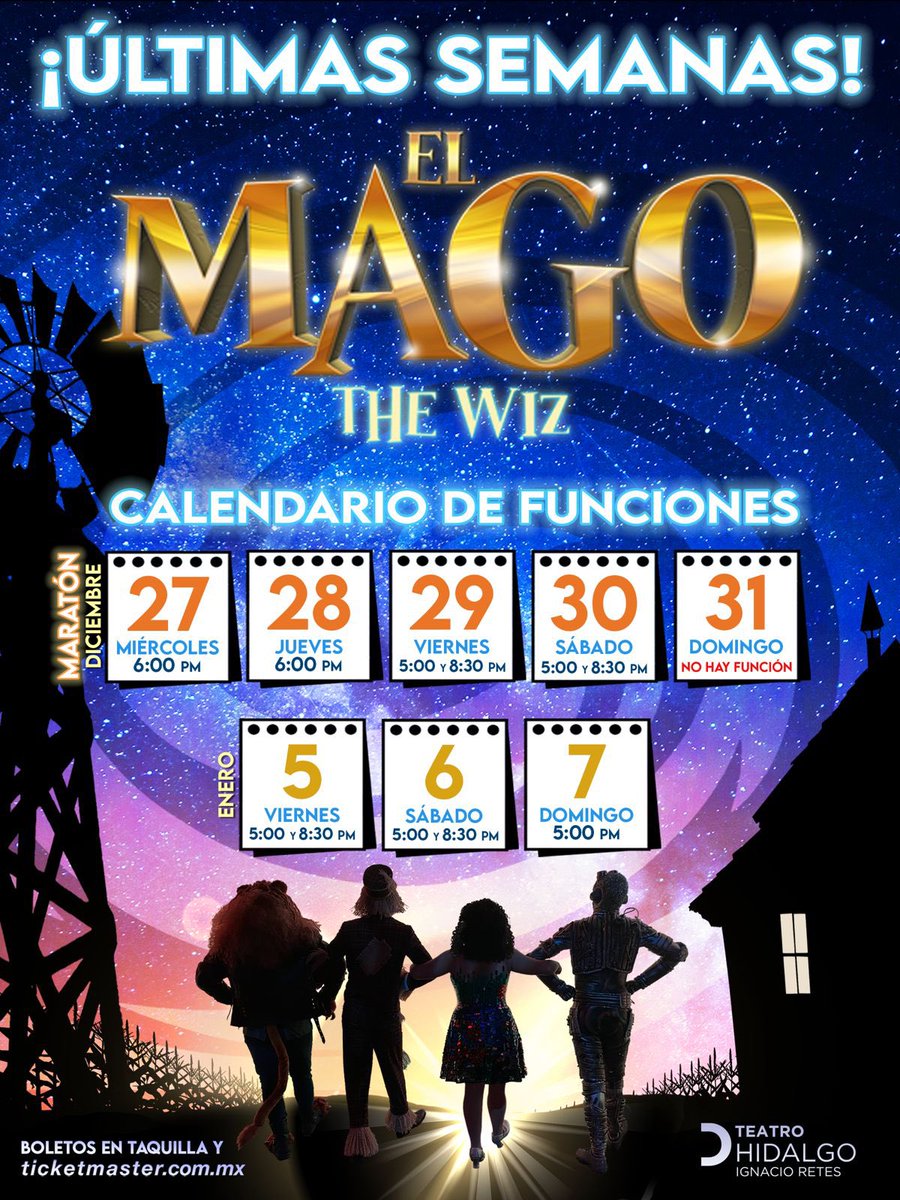 HOY 6:00 PM TEATRO HIDALGO