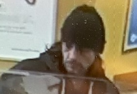 Do you know this man? He’s wanted in connection to a bank robbery earlier this morning on Main St. in Grunthal. Walked in alone, made threats towards bank employees &amp; demanded money. Contact St-Pierre-Jolys #rcmpmb immediately at 204-433-7433 if you recognize him or have info.