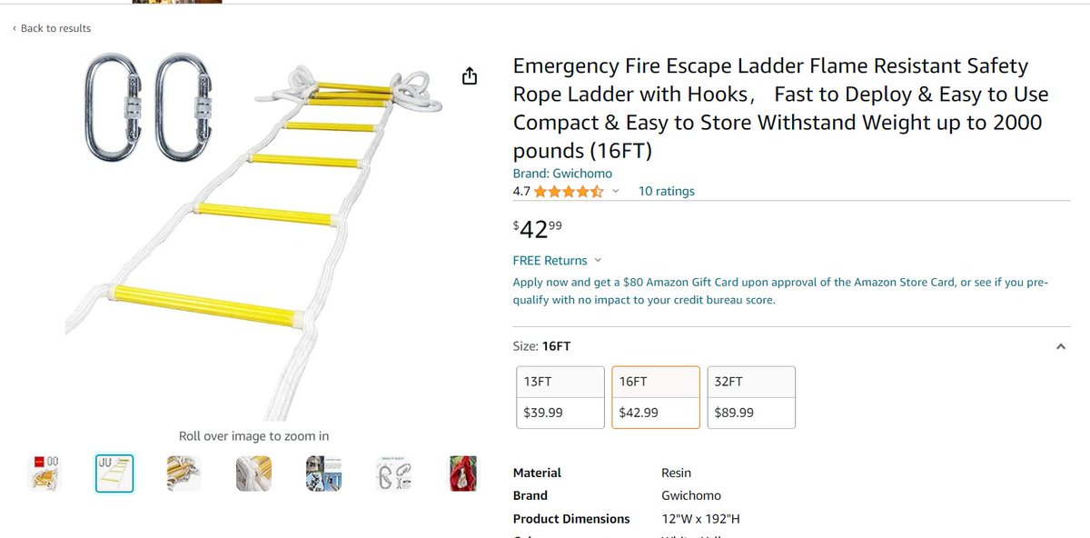 TheeDegenBoosts's tweet photo. LADDER CHALLENGE

But we're serious now.

When the bet below hits I'm giving 1 follower who Likes+RTs the post this fire escape ladder.

The wife will try to burn down the house, with you in it, if she finds out how much you lost on the Pistons ML this year. You need this. https://t.co/NJYbsPgmss