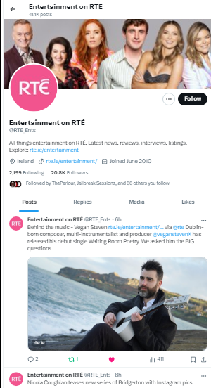 veganstevenX's tweet photo. thanks so Much RTÉ
first ever write up                                               
   @rte @RTE_Ents 

@rte_culture @rte2fm @rte_entertainmentonline @rteguide @latelaterte @rtenews @rteradio1

#rte #rteentertainmentonline #vegan #irishsinger #newmusicalert https://t.co/gVgeXGnBpY