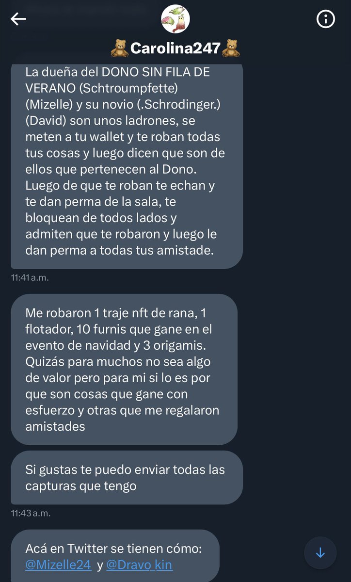 DONO SIN FILA DE VERANO SON UNAS COMPLETAS RATAS TIMADORAS ⚠️‼️
 
<a href="/Mizelle24/">Schtroumpfette🌻</a> <a href="/Dravo_kin/">mementomori.</a> 🐀