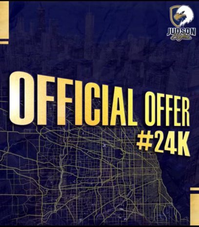 Blessed to receive an offer from Judson University! <a href="/Coach_Bramz/">Nolan Brammer</a> <a href="/QO_Coach_Kelley/">John A. Kelley</a>