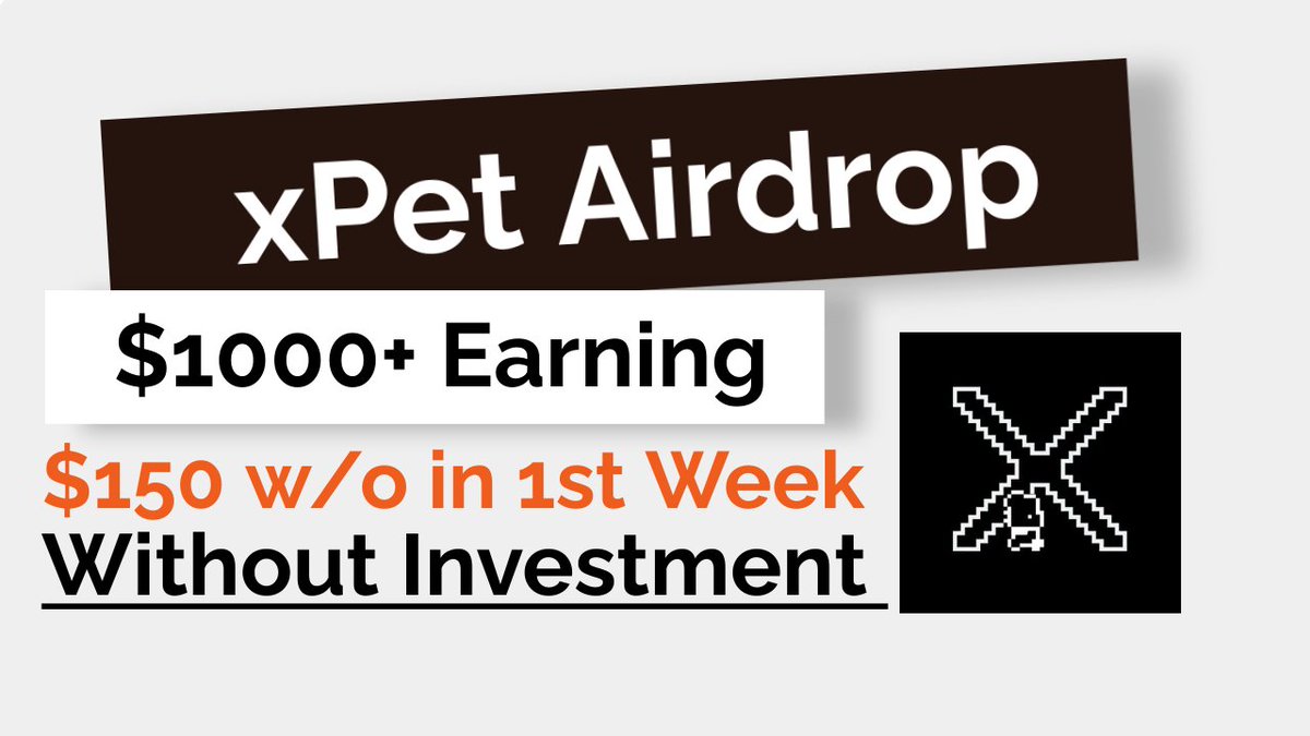 CryptoMaharaja's tweet photo. Joining Links: https://t.co/j2lPENkqZy
Link your Twitter account
Enter code : xpet_4faa716e
(+50 $BPET free with this code)

Video Link: https://t.co/Jp4EpnsAOT
Already group members made $150 in 1st week 🫡 https://t.co/J35oNOaIiI