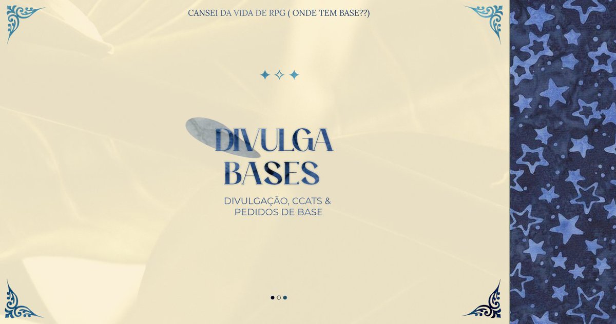 ✶ 𝒅ıvulgα 𝒃αses (@basesrpbr) on Twitter photo 