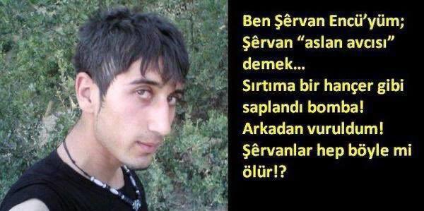 FerhatEncu's tweet photo. Ben Şêrvan Encu’yum… #Roboski13YılOldu https://t.co/L5G2Sz7JM8