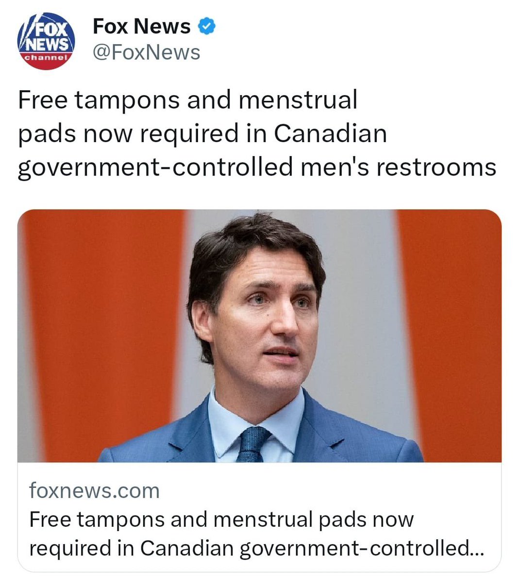 WeAreCanProud's tweet photo. Trudeau makes international headlines again. The world is laughing at us. https://t.co/NtMvBPzlzl