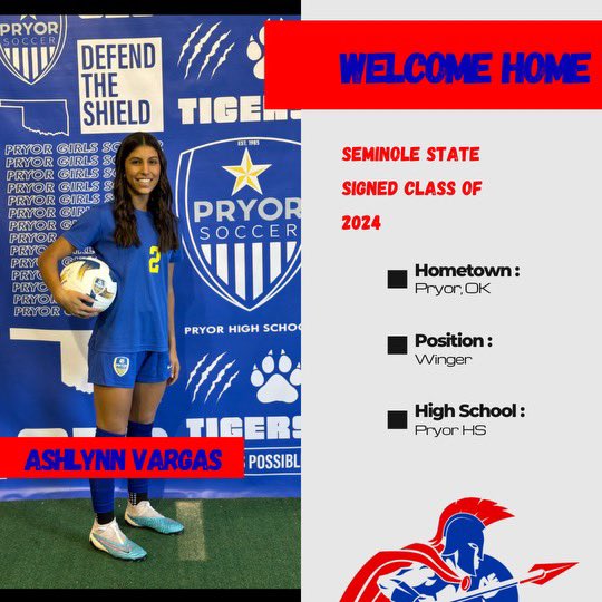 🚨Welcome Ashlynn Vargas the Trojan Family!!! <a href="/Ashlynn_Vargas2/">Ashlynn Vargas</a> 

Signed!!!

Pryor, OK  ➡️ SSC 

<a href="/pryorwsoccer/">Pryor Girls Soccer</a> 
<a href="/neofcsoccer/">NEOFC</a> 

#FAFO 
#TrojanFamily