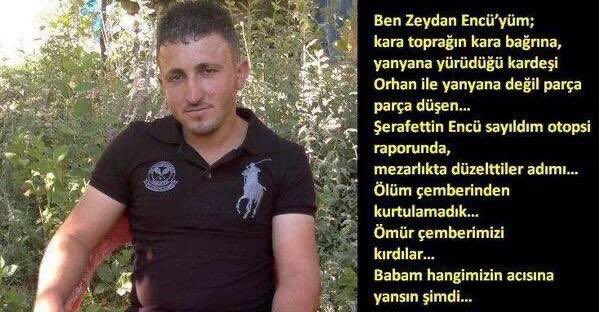 FerhatEncu's tweet photo. Ben Zeydan Encu’yum… #Roboski13YılOldu https://t.co/924z1k6ypy