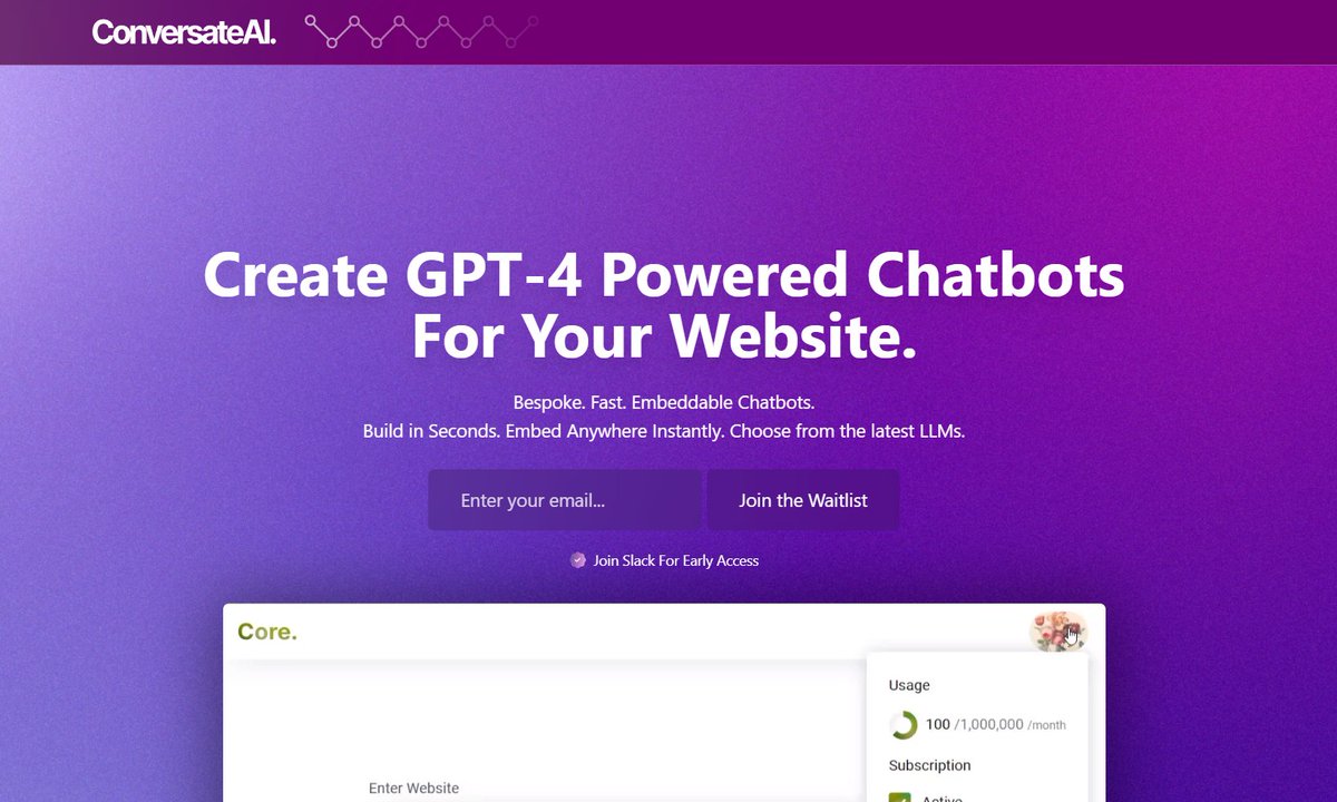 ai_picks's tweet image. 🤖 &quot;ConversateAI&quot; is the ultimate tool to build your own custom GPT chatbot! 🚀 Embed it anywhere and have engaging conversations tailored to your data. 📊 Check it out at aitoppicks.com and level up your chatbot game! #AI #ChatbotRevolution 
#ConversateAI @AiTopPick