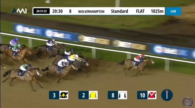 Just one ride today and it's a winner for Joanna Mason @jomason90 as Gustav Graves takes the lucky last at Wolverhampton @WolvesRaces for trainer Derek Shaw @derekshawracing! Beautiful ride!! 🏇🥇🍑 #winner #Wolves #HorseRacing #Congratulations