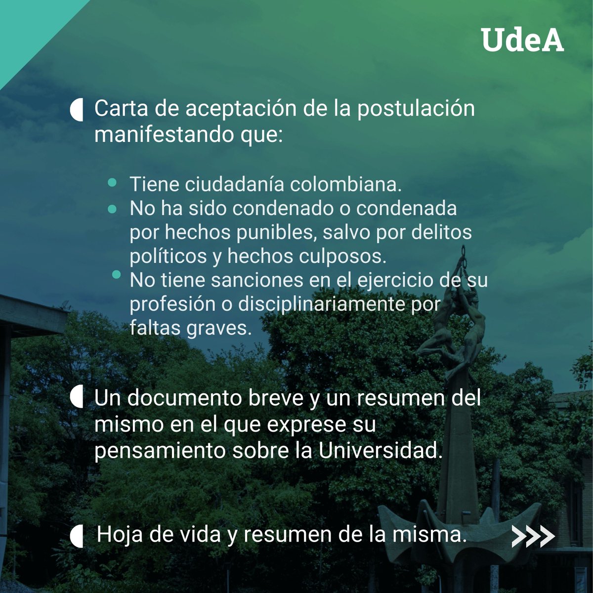 📑 Las personas interesadas en inscribirse como candidatas deben tener título universitario. En la documentación de su inscripción deben presentar 👇
