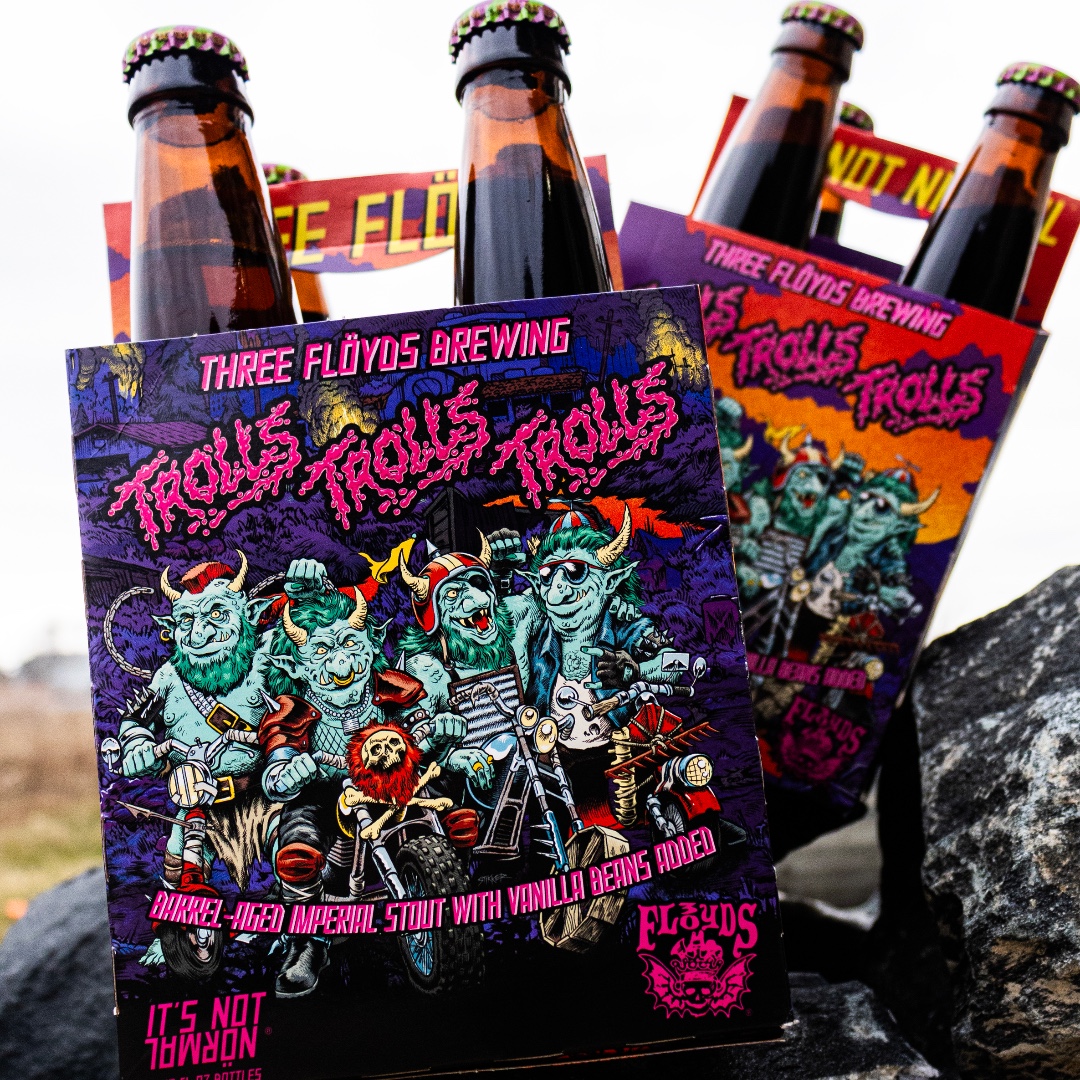 Trolls Trolls Trolls is on the loose. Find it near you at 3floyds.com/finder