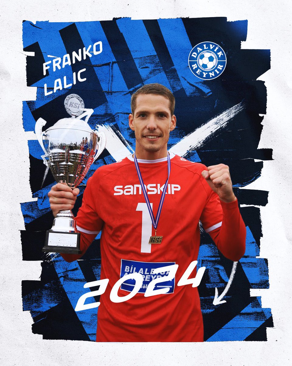 Markmaðurinn Franko Lalic snýr aftur og hefur skrifað undir samning við félagið

Franko kom til okkar á miðju tímabili í sumar og stóð sig frábærlega því erum við virkilega ánægðir með að halda honum í okkar búðum

Áfram Dalvík/Reynir💙