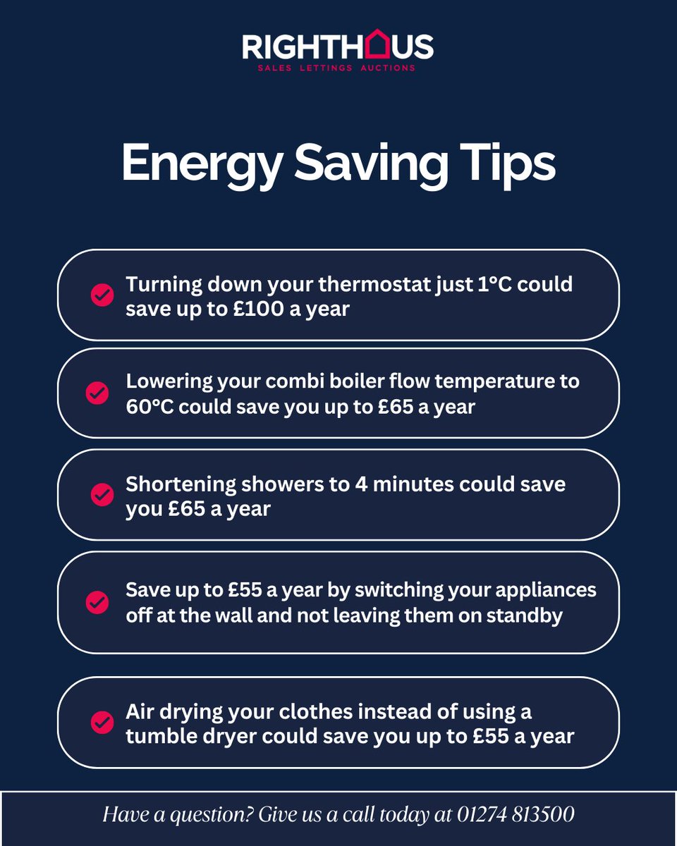 RighthausEA's tweet photo. Looking for ideas on how to save energy in your home?  Here are some things you can do at home to save money

#estateagent #property #forsale #tolet #propertyrental #propertysale #houserental #homerental #housesale #realestate #dreamhome #bradford #bradfordestateagent #righthaus https://t.co/RhtHuWF8AY