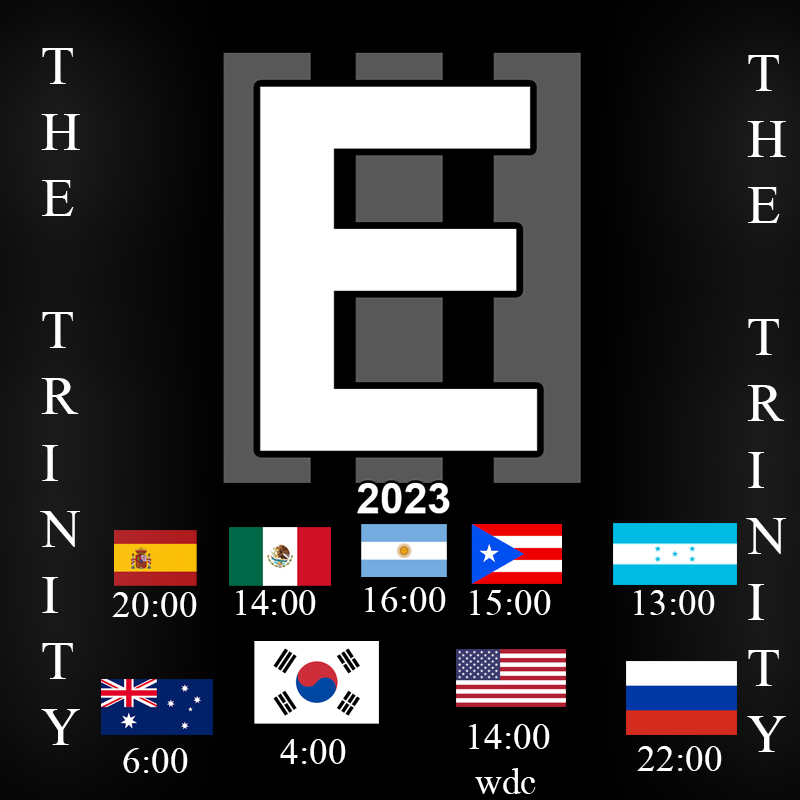 Gxterne's tweet image. Comunicado oficial. No sois conscientes de lo que se viene. #TheTrinity #E3GeometryDash2023 👁 | I |