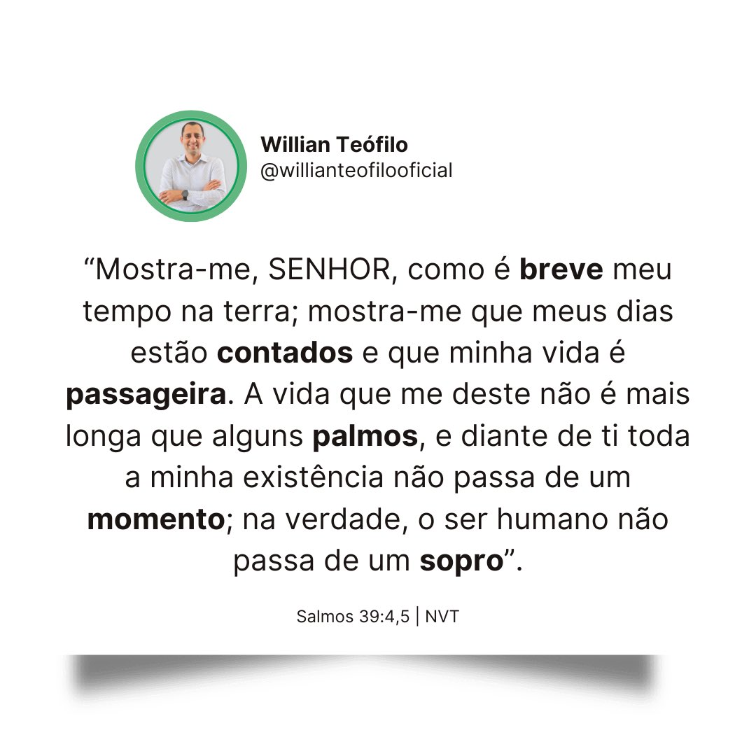 prwillianteofil's tweet photo. #vida #tempo #frases #biblia #willianteofilooficial #x #hoje https://t.co/YFK37nhhLp