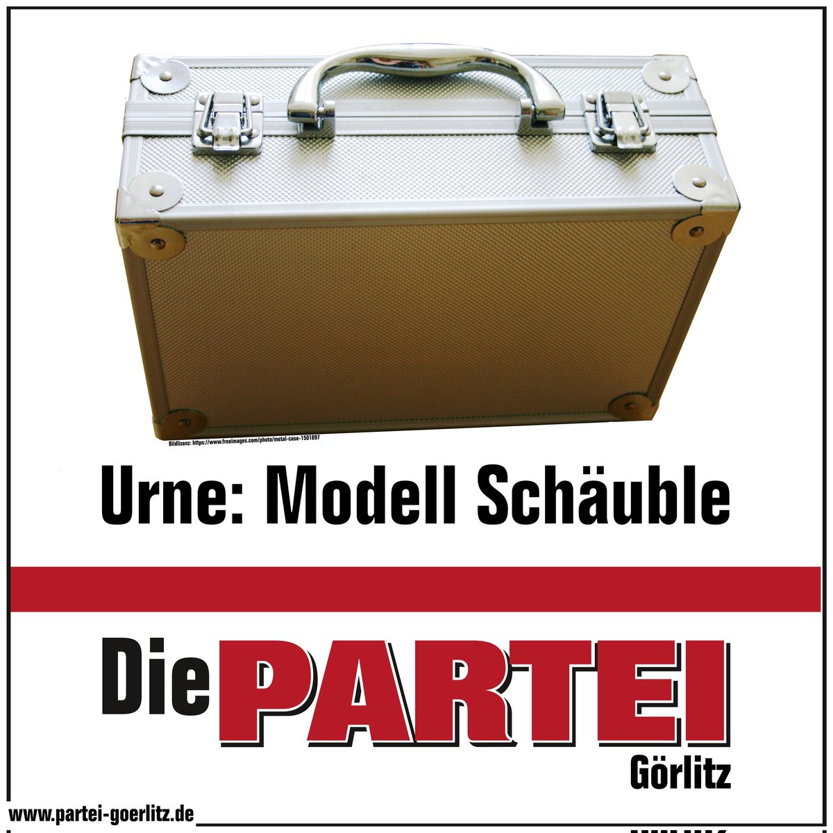 R.I.P. Wolfgang Schäuble. 
"Spenden"-Smiley ;-)