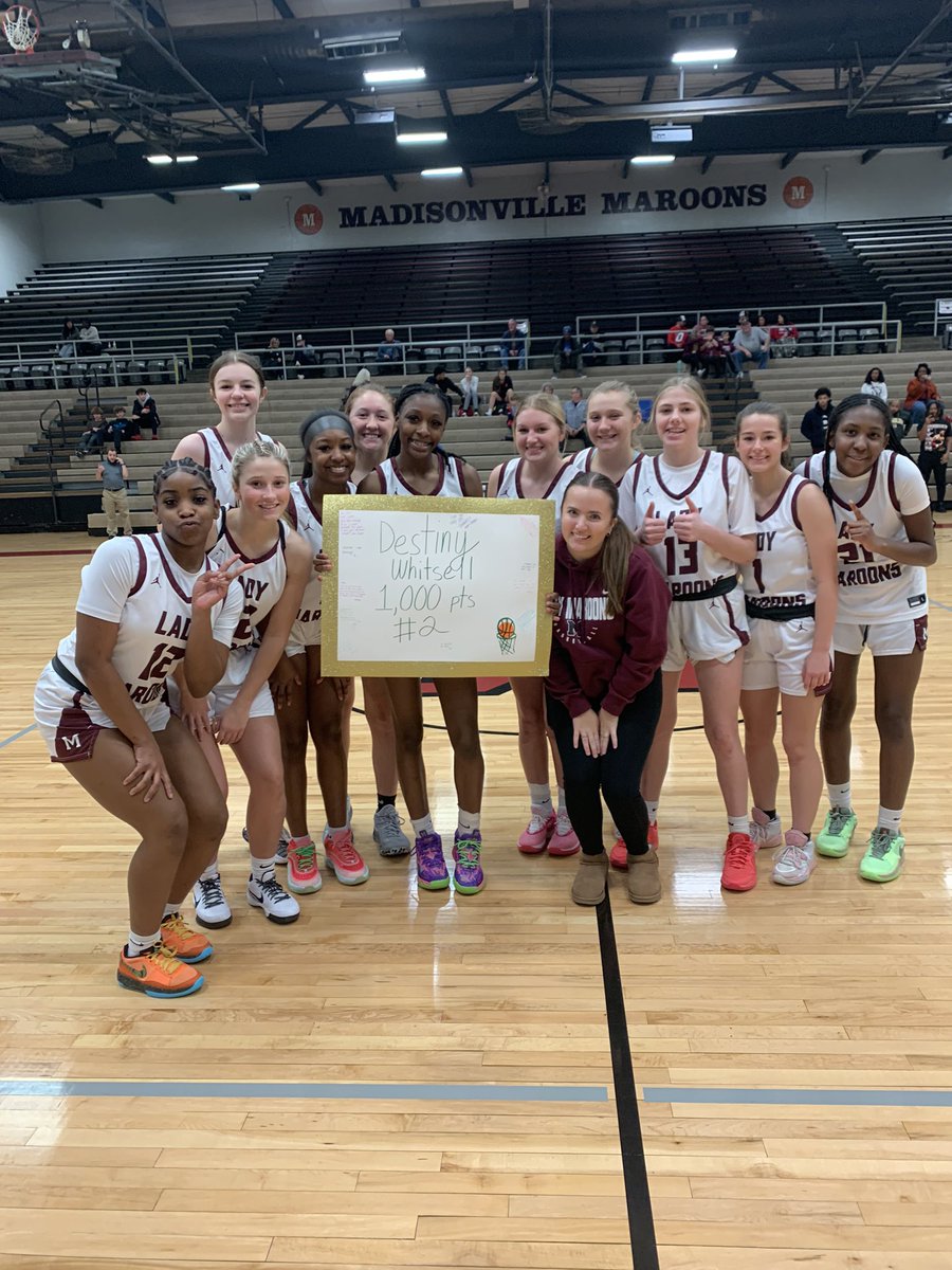 MNHHS LADY HOOPS (@ladymaroonhoops) on Twitter photo Big Congrats to <a href="/destinywhitsell/">Destiny Whitsell</a> for getting 1000 pt for her career today!! She also has accumulated 500+ rebounds!!!
<a href="/ladymaroonhoops/">MNHHS LADY HOOPS</a> !! Big Congrats to <a href="/destinywhitsell/">Destiny Whitsell</a> for getting 1000 pt for her career today!! She also has accumulated 500+ rebounds!!!
<a href="/ladymaroonhoops/">MNHHS LADY HOOPS</a> !!