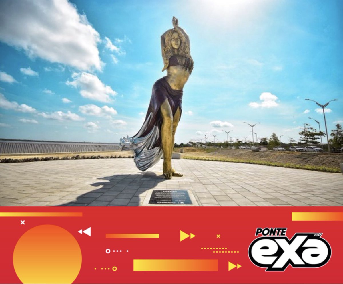 exafmcelaya's tweet photo. #Viral 🤩

Como parte de un homenaje de su tierra, le realizaron una estatua a la cantante colombiana; Shakira.

La cual está fundida en bronce y tiene una altura de 6.50 metros. https://t.co/UnJvmZ9fLw