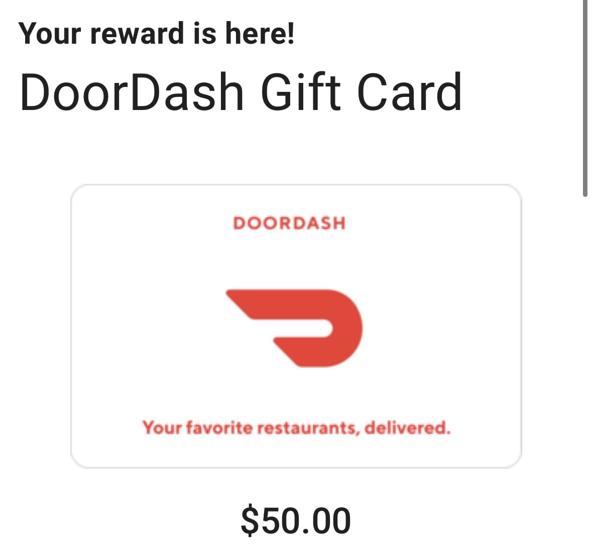 eMoney_HQ's tweet image. FREE DOORDASH ANYONE? 🍔 

We've got TONS of gift cards to give away. (we got them for free in our discord)

LIKE + RT TO ENTER 🔁

Must be following❤️