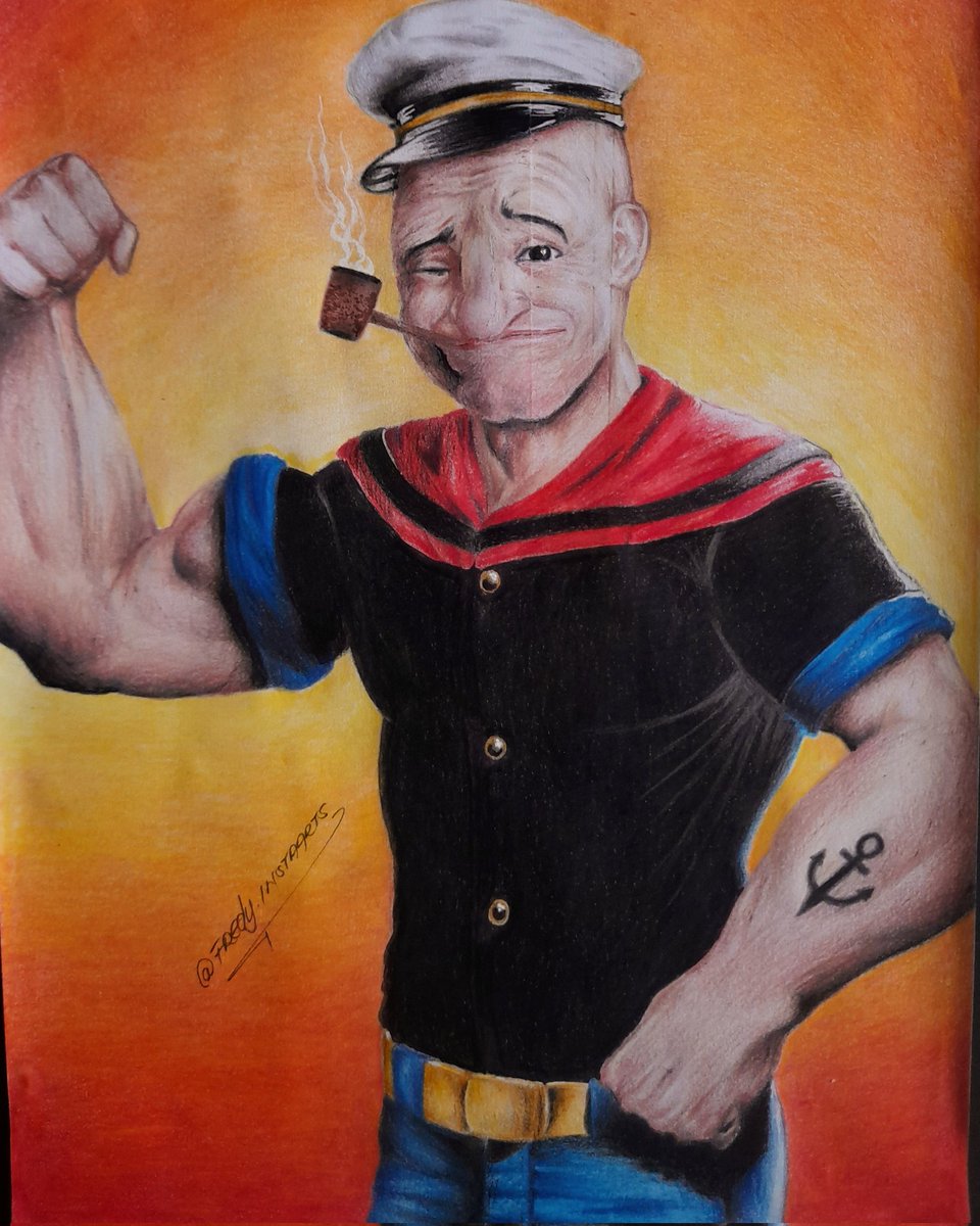 Ilustração: Arte do marinheiro mais forte do mundo

Illustration: Art of the strongest sailor in the world
#popeye #arts #desenhos #draw #Fanarts #dibujos #desenhistasbrasileiros