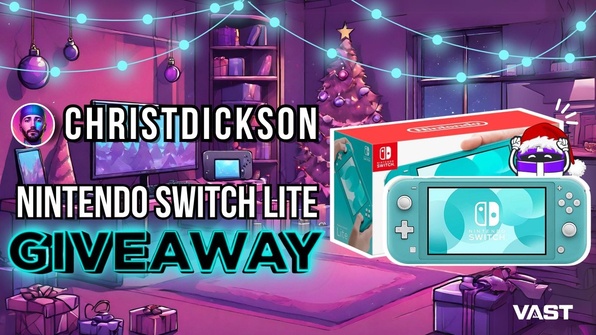Nintendo Switch Lite Giveaway!

To enter, perform these tasks via the link below:

🔥  Retweet + Like 

💥  Follow <a href="/ChrisTDickson/">Chris</a>  <a href="/VastGG/">Vast</a>

Enter Here: vast.link/Chris-Dickson
