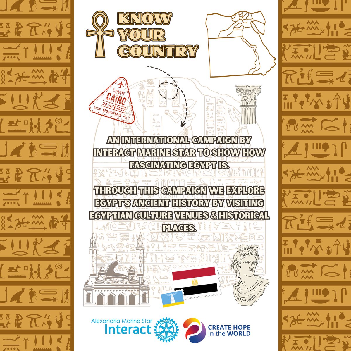 InteractMarine's tweet photo. Proudly it's been 3 years since our campaign Know Your Country started 🤩🇪🇬 
This RY we went to 3 different exciting destinations so far!!! 

-The first destination we went to discover the beauty of old Cairo at AlMoez Ldin Allah Fatimi Street. https://t.co/XZ94ixhFsp