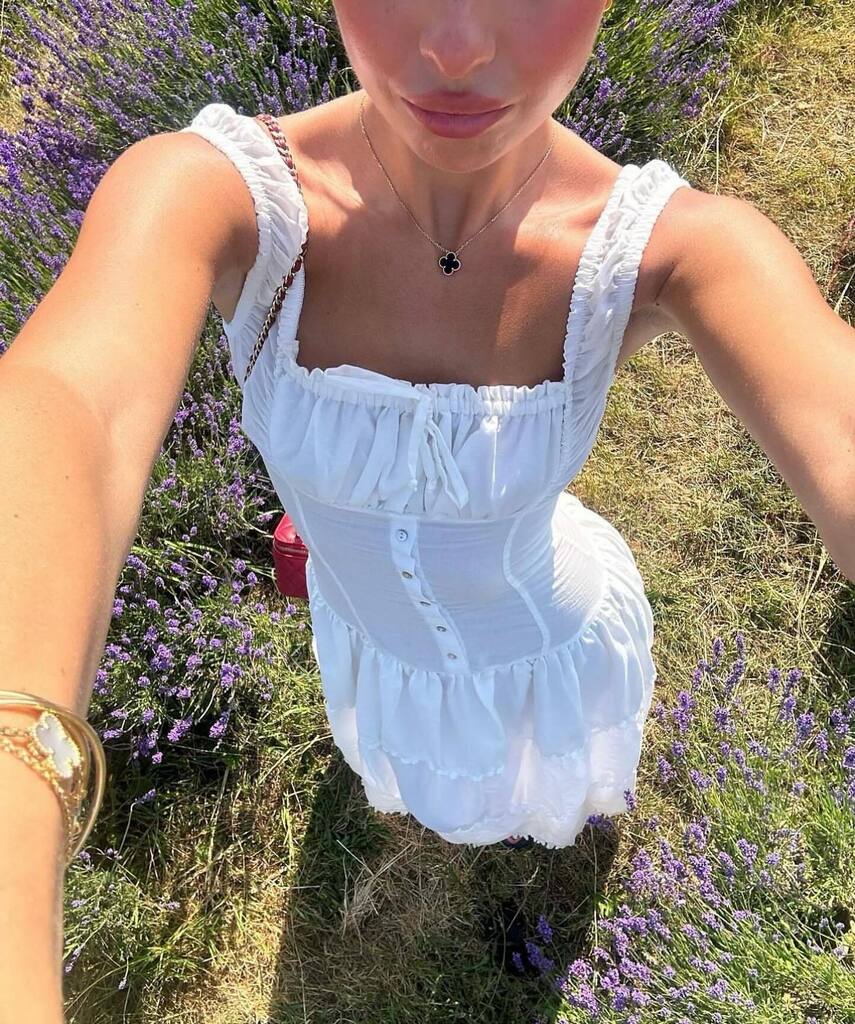 SwimwearWorld's tweet image. Chic sophistication meets feminine allure - loving the timeless elegance of this white maxi ruffle dress! ✨
.

.#whitedress #alwaysinseason #prettyinwhite