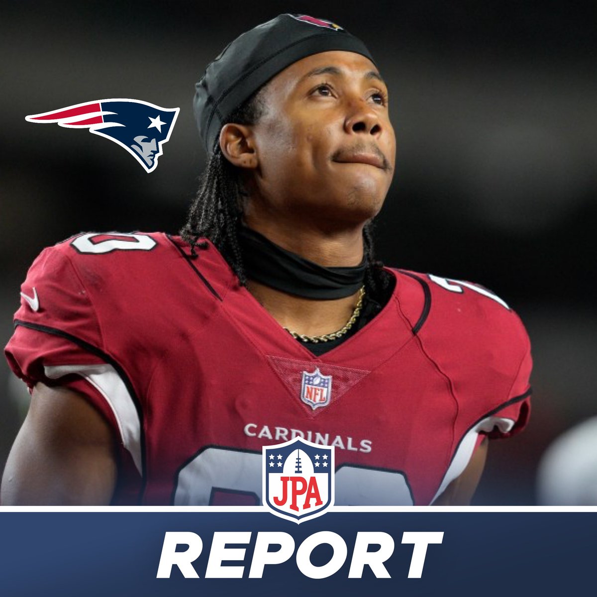 𝗥𝗘𝗣𝗢𝗥𝗧: The #Patriots are claiming former #Cardinals cornerback Marco Wilson off waivers, per @DougKyed Solid depth player for New England.