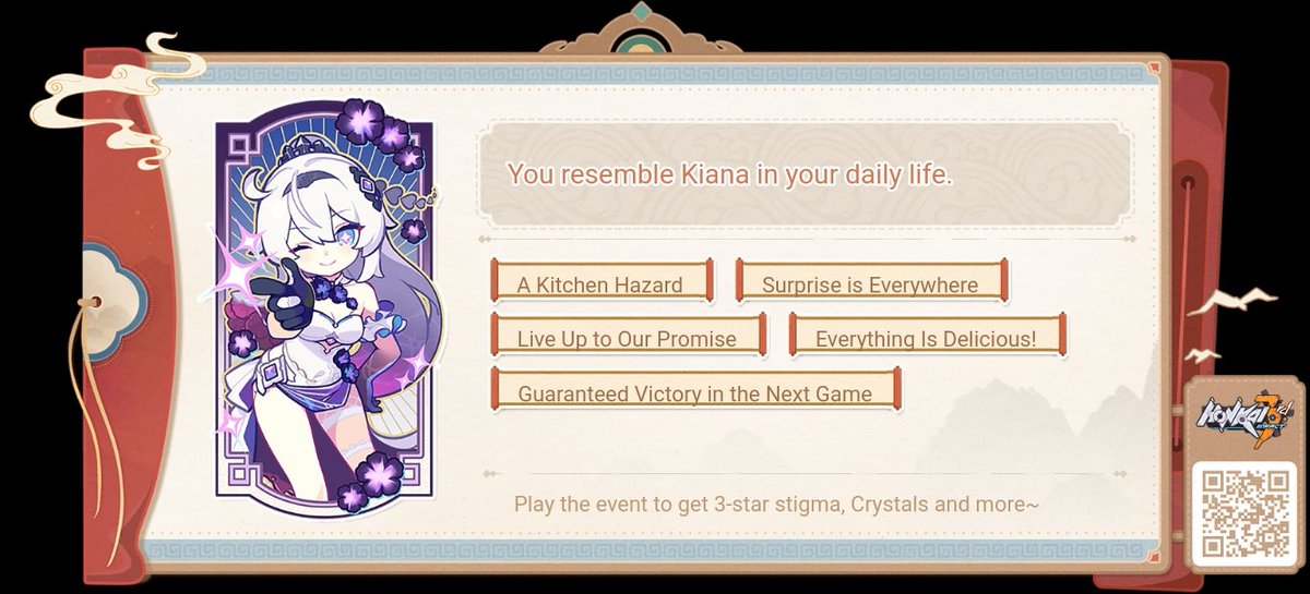 ContiKaesar's tweet image. Play web event Fortune-telling! A Life of Luck! to get Crystals and more!