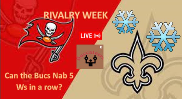 ❄️ THE FELLAS ARE BACK ON RIVALRY WEEK TONIGHT WITH A SIDE OF HOLIDAY SPECIAL ❄️ JOIN THE GUYS AT 6:15 PM EASTERN TIME ⏰ 🗣️ - Can the Bucs nab 5 Ws in a row? 👀 - Baker is BAKING 👨‍🍳 - A look at Bowl Season 🏈 - & MORE! 🔥 #GoBucs #NFL 📺 👇🏻 youtube.com/live/REs1hyWVj…