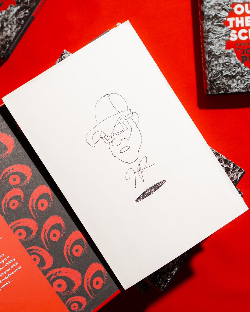 Monkeypaw's tweet photo. Fortune favors the bold ✨ Congrats @taughtbyt for winning the 1 of 1 signed edition of #OutThereScreaming + @JordanPeele self portrait giveaway ❗️ THANK YOU everyone who entered & shared their creativity with us. https://t.co/cXyn9xM1vt