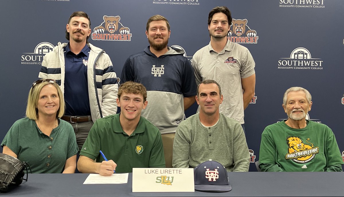 Bear Baseball’s Lirette signs with Southeastern Louisiana southwestbearathletics.com/news/2023/12/2…