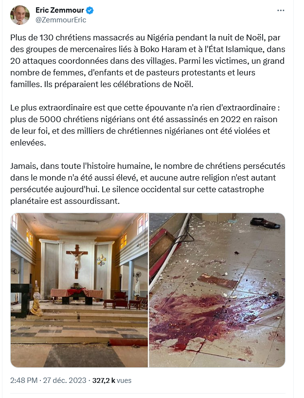 Projet_Arcadie's tweet photo. On va débunker tout ça.
Spoiler alert : mésinformation. 
On commence par le plus simple : la photo. 
C'est un montage, issu du site le salon beige, média de l'extrême-droite. 
Si je n'ai pas pu retracer la seconde photo, la seconde provient du Canberra Times du 6 juin 2022. https://t.co/F8Bo7ZoN4r