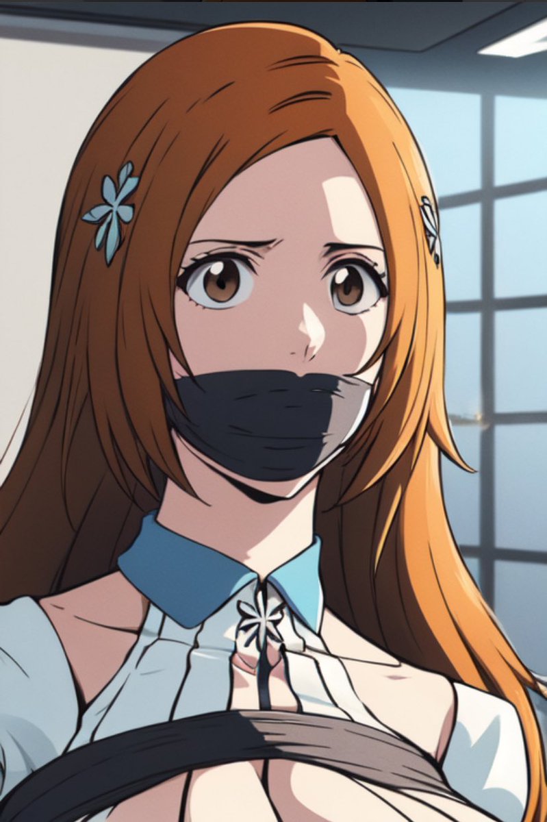 mit4lex's tweet image. Orihime inouie tape gagged 
#BLEACH #bondage #onlyfan #tape #tapegag #anime #animebondage
