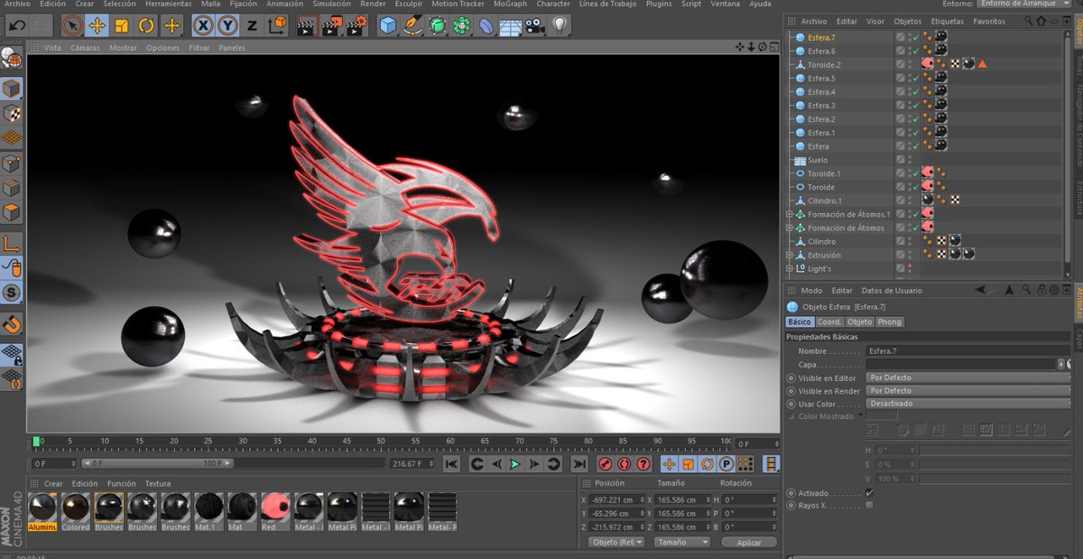 Yerzon_YT's tweet photo. #7 Mis pimeros renders  en c4d 2016  #PrimerosDiseños #cinema4d #c4d #avi #renders https://t.co/9YdtD3rvWV