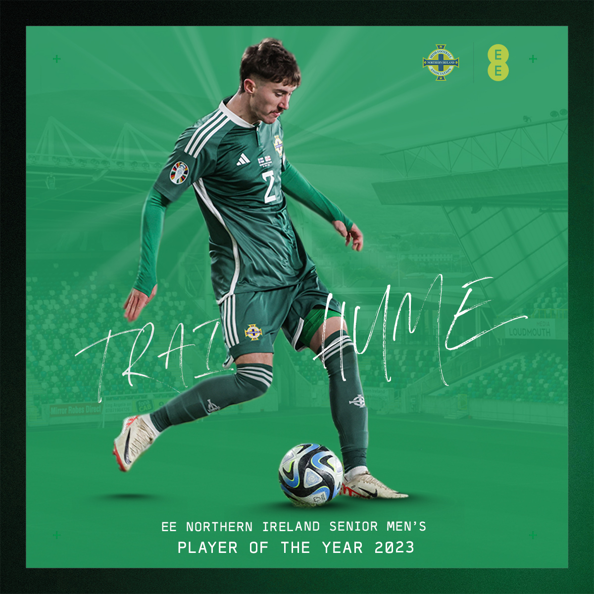 🏆 Confirmed 🔒 You voted @SunderlandAFC's @hume_trai our @EE senior men's Player of the Year 2023 👏🏻 #GAWA #POTY