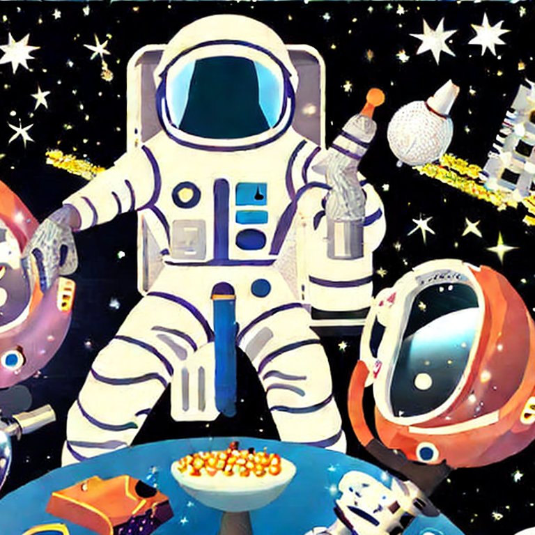 Best_Collabs's tweet photo. "New Year's Party in Space" https://t.co/VIf3xm5xtM