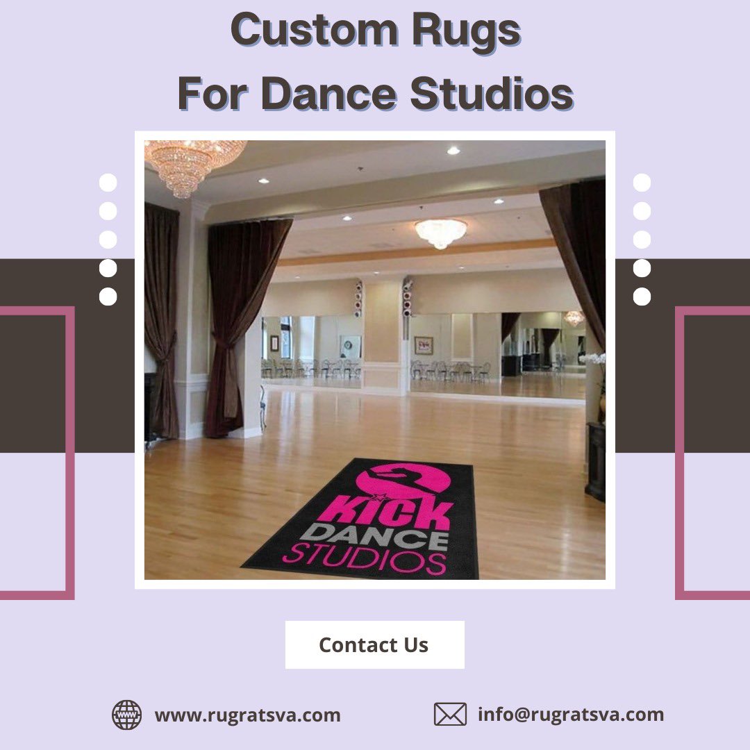 RugRatsInc's tweet image. ◽️With our custom-designed rugs, you can be creative in your rug design! Keep in mind too that our commercial rugs with logos are highly durable, so even if your customers are wearing tap shoes, your custom rugs will endure!

🔗rugratsva.com/custom-rugs-fo…

#rugratsva #dancestudios