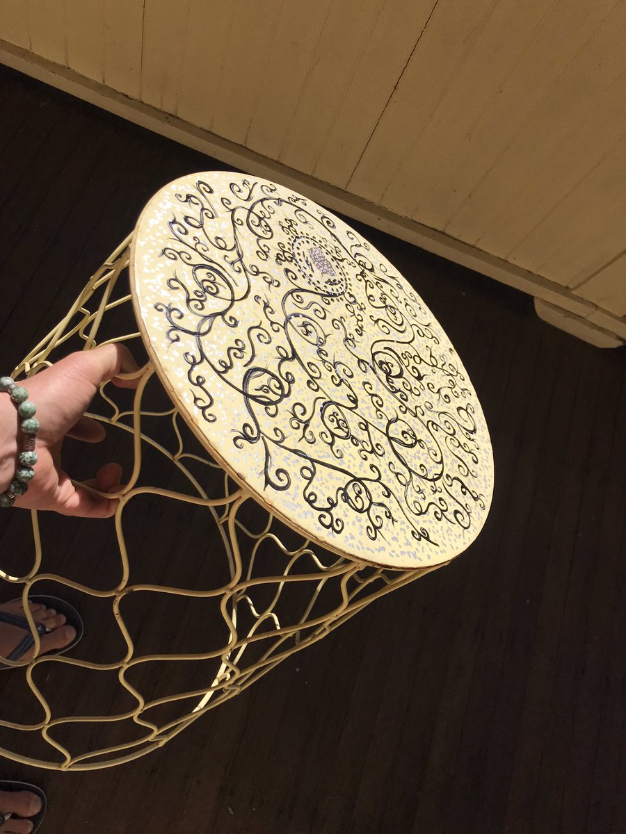 djv0073's tweet image. #djartsjournal
#trashandtreasure
#scrollwork
#dotpainting
#divineintuition 
#skywriter673