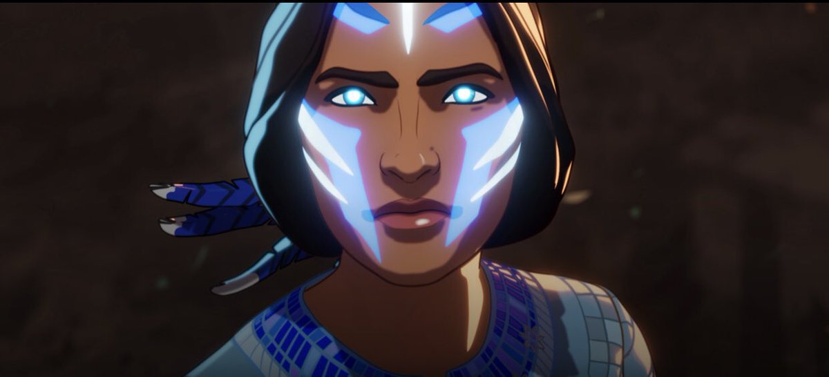 outlawriddick3's tweet photo. #WhatIf great new superhero she is a has some great action scenes hopefully we see her in live action one day ๐๐๐๐@Marvel #MarvStudios https://t.co/feCFlFP48d