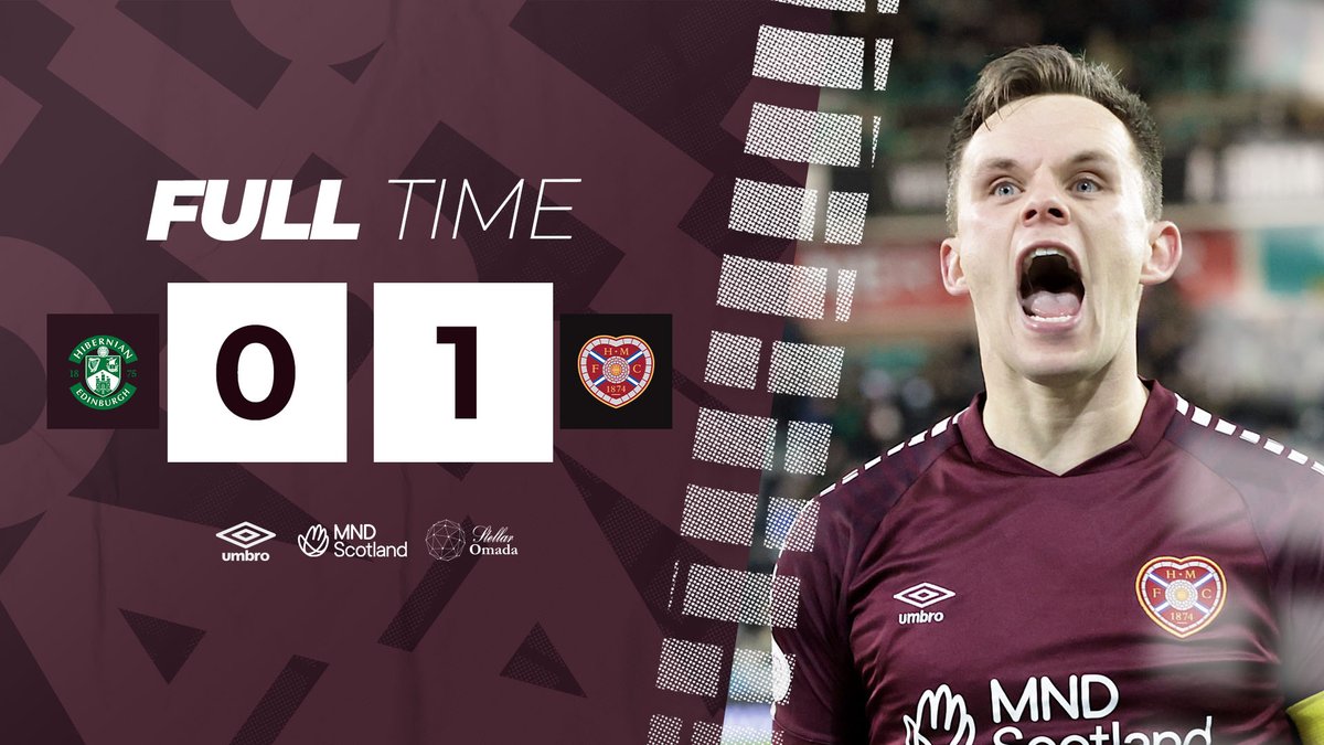 THE HEARTS ARE VICTORIOUS IN THE DERBY