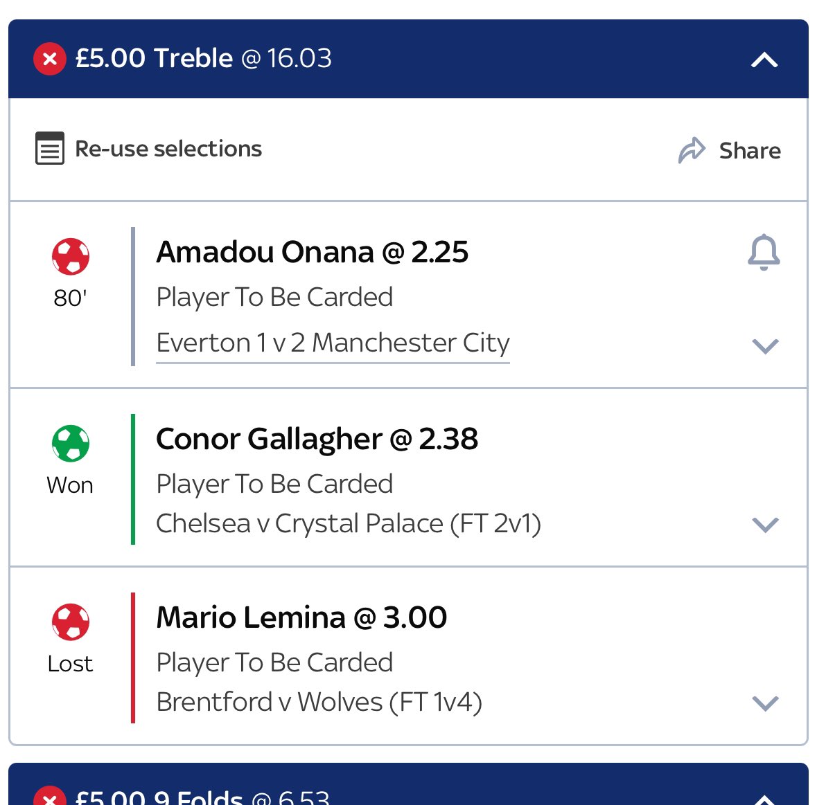 tesh316's tweet photo. @Camballero @GambIingPro @bet365 Showing green on my acca 🤦🏽‍♂️ https://t.co/QqBbXJL9h7