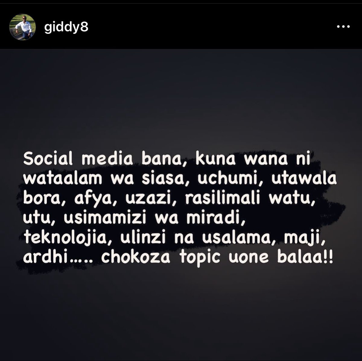 Gidibo Tindwa (@giddy8) on Twitter photo 