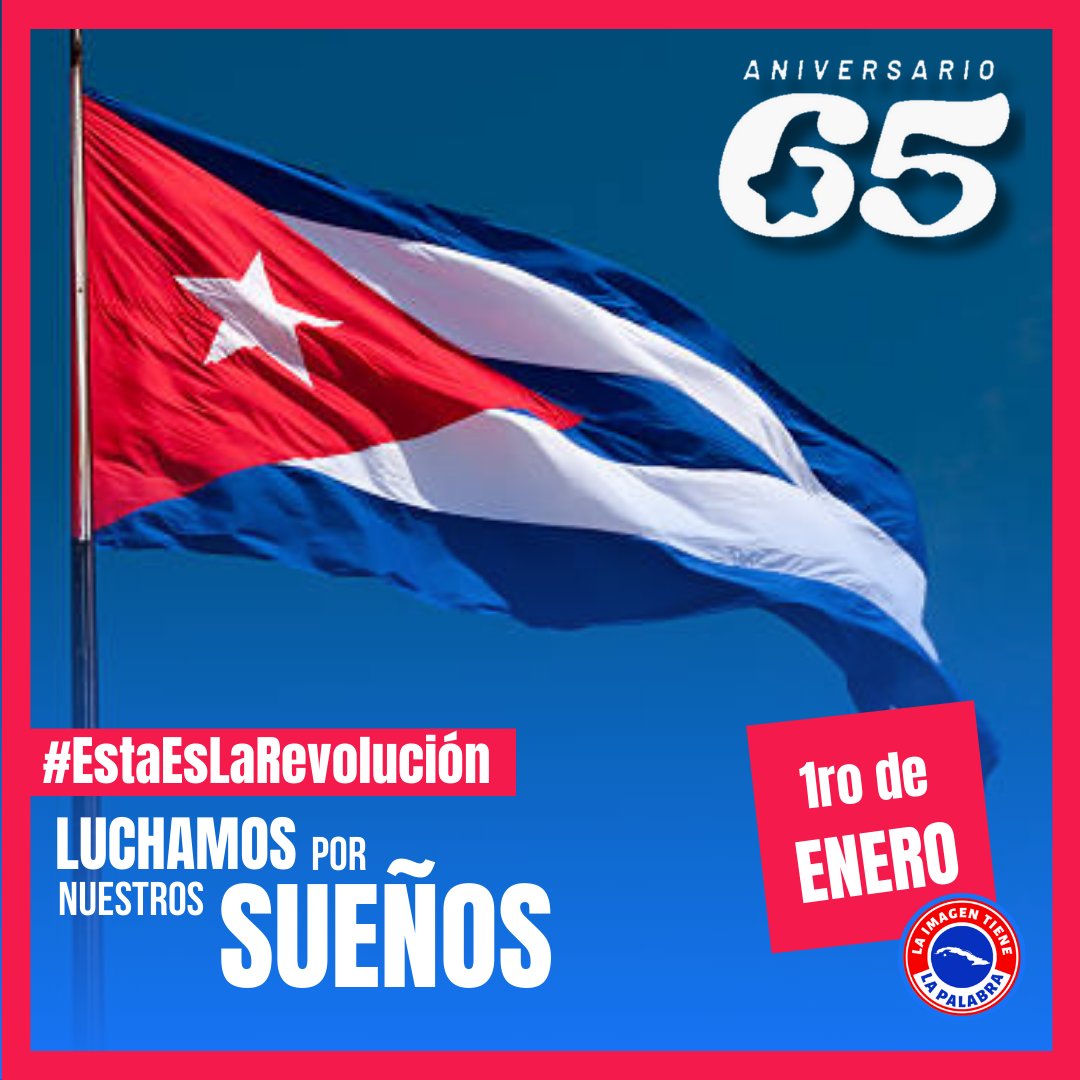 Belkyspcr's tweet photo. #FidelPorSiempre: "Nuestra Revolución no es fruto exclusivo de nuestras ideas; nuestras ideas mismas son en gran medida hijas del pensamiento revolucionario mundial".
Luchamos por nuestros sueños. Aniversario 65 del triunfo de enero de 1959: #EstaEsLaRevolución https://t.co/2AzRv7QeAb